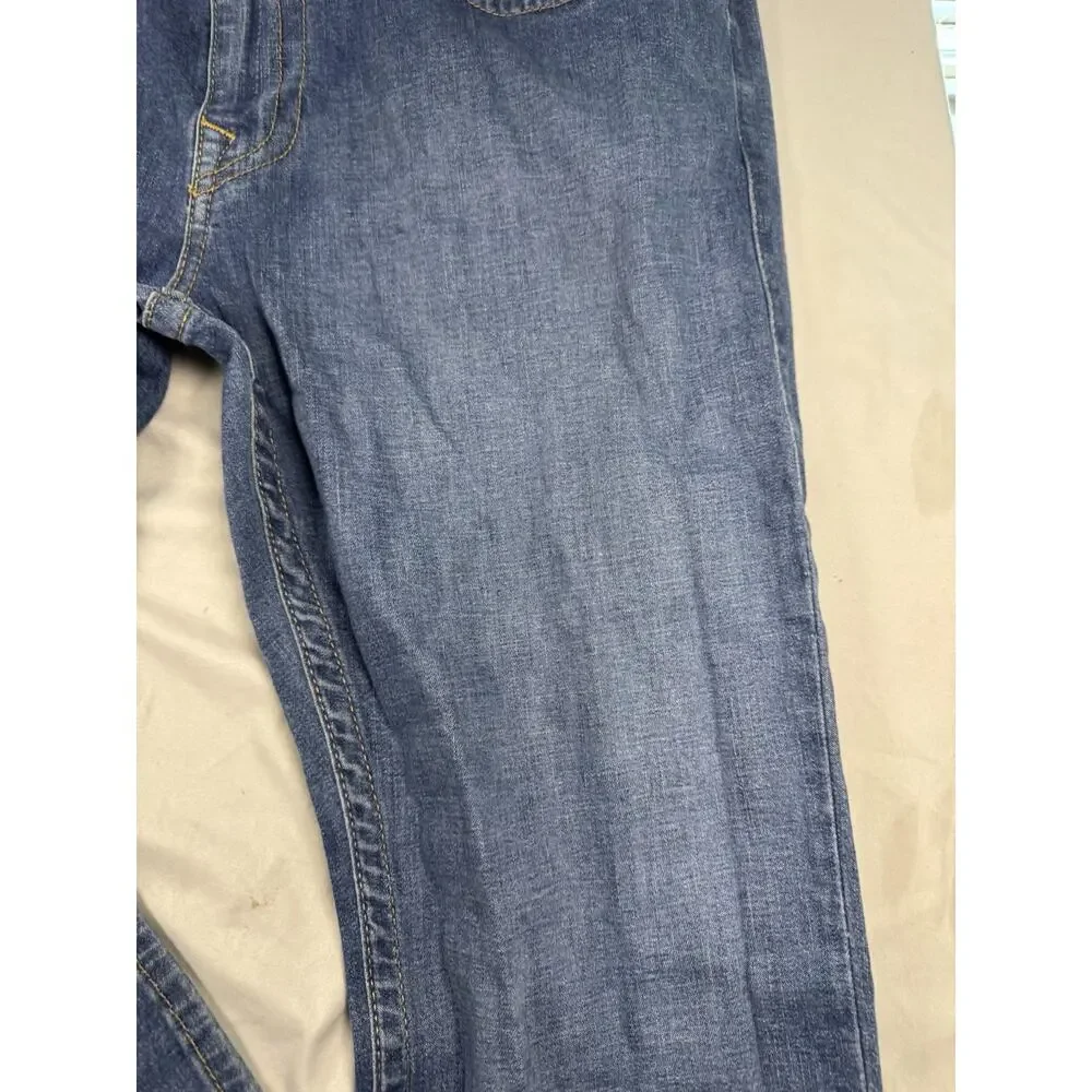True Religion Men’s Size 36 Blue Straight Leg Jeans Medium Wash Denim